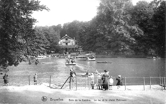 Bruxelles bois de la cambre chalet robinson - TINTINOMANIA